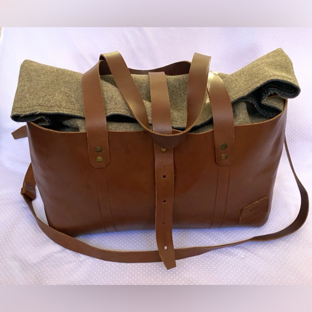 NOISE leather lounge bag(chocolate)HTF